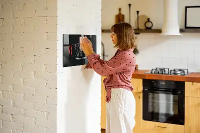Magnetic wall board with Bon Appetit inscription