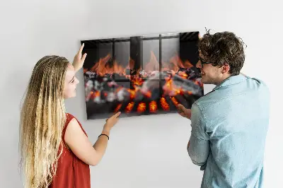 Magnetic glass dry erase board
