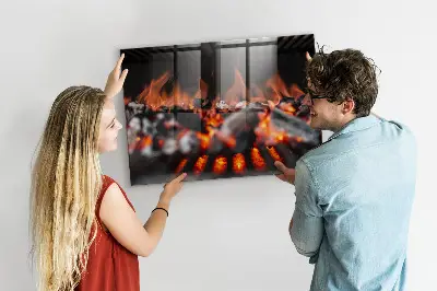 Magnetic glass dry erase board
