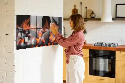 Magnetic glass dry erase board