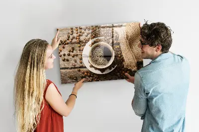 Coffee Bag Design Magnetic Board