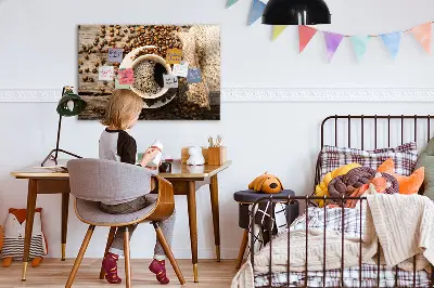 Coffee Bag Design Magnetic Board