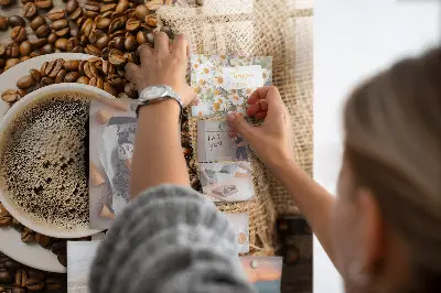 Coffee Bag Design Magnetic Board