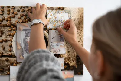 Coffee Bag Design Magnetic Board