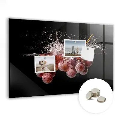 Grapes magnetic wall board