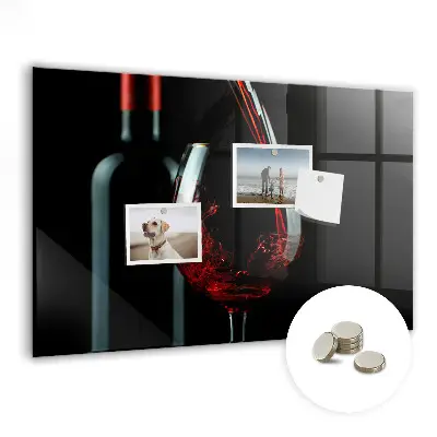 A Bottle of Wine Magnetic Board