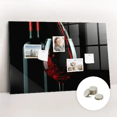 A Bottle of Wine Magnetic Board