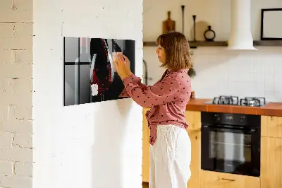 A Bottle of Wine Magnetic Board