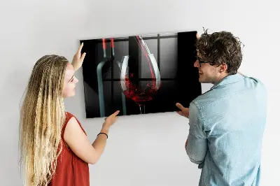 A Bottle of Wine Magnetic Board