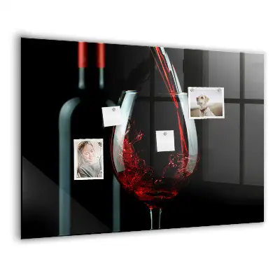 A Bottle of Wine Magnetic Board