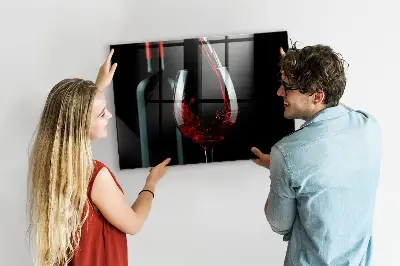 A Bottle of Wine Magnetic Board