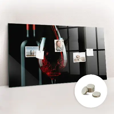 A Bottle of Wine Magnetic Board