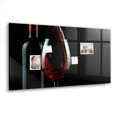 A Bottle of Wine Magnetic Board