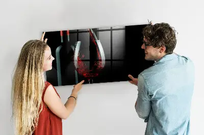 A Bottle of Wine Magnetic Board