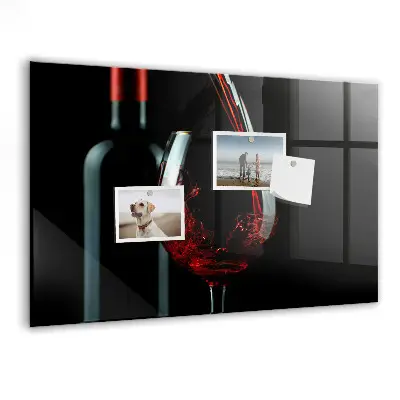 A Bottle of Wine Magnetic Board