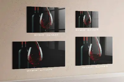 A Bottle of Wine Magnetic Board