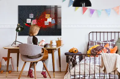Magnetic wall board Red spice