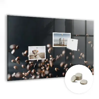 Coffee beans magnet board
