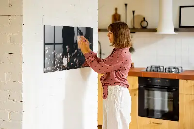Coffee beans magnet board