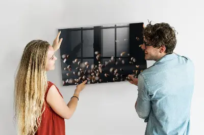 Coffee beans magnet board
