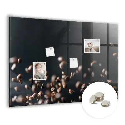 Coffee beans magnet board