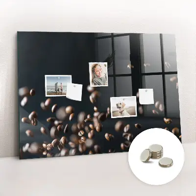 Coffee beans magnet board