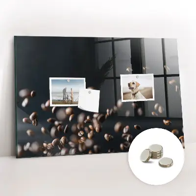 Coffee beans magnet board