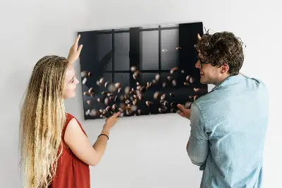 Coffee beans magnet board