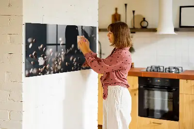 Coffee beans magnet board
