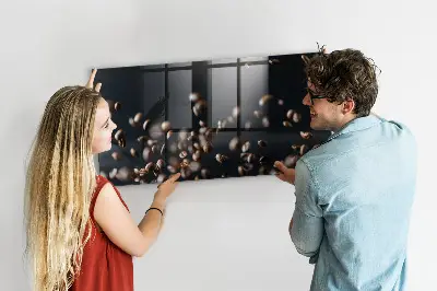Coffee beans magnet board