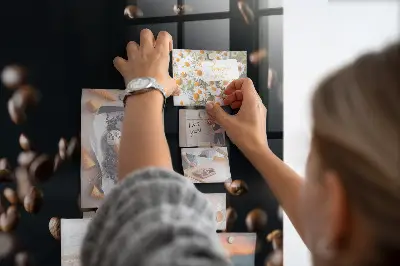 Coffee beans magnet board