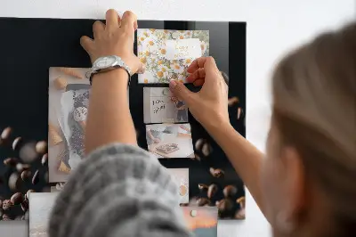 Coffee beans magnet board