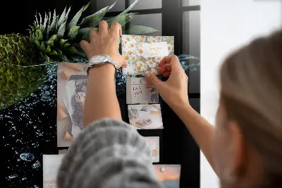 Pineapple Magnetic Glass Dry Erase Board