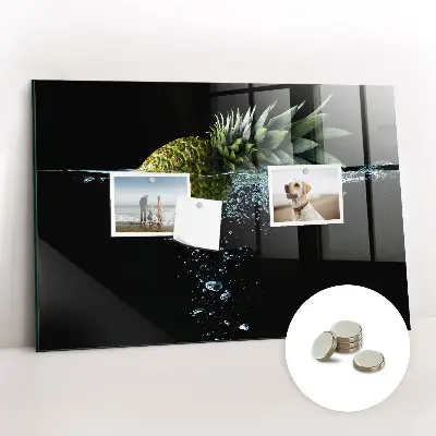 Pineapple Magnetic Glass Dry Erase Board