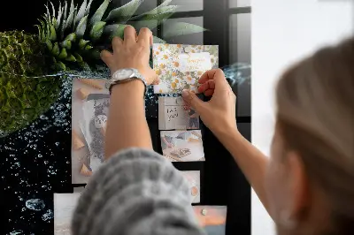 Pineapple Magnetic Glass Dry Erase Board