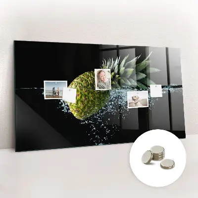 Pineapple Magnetic Glass Dry Erase Board