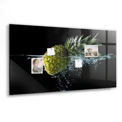 Pineapple Magnetic Glass Dry Erase Board