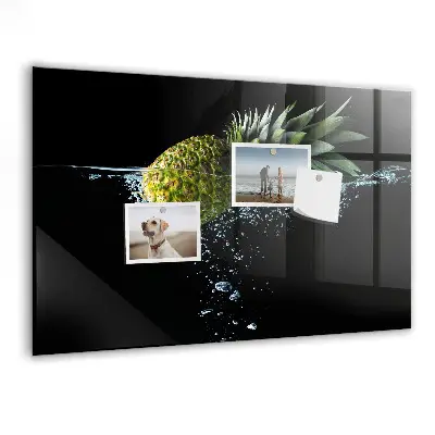 Pineapple Magnetic Glass Dry Erase Board