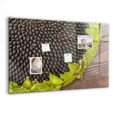 Magnetic wall board Sunflower