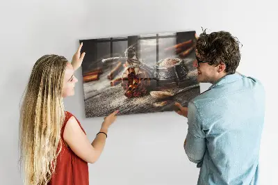 Cinnamon magnetic wall board