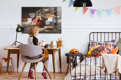 Cinnamon magnetic wall board