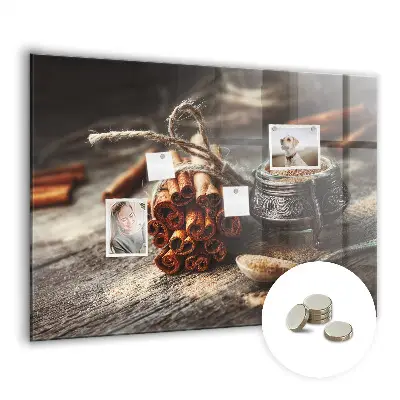 Cinnamon magnetic wall board