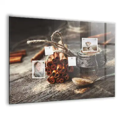 Cinnamon magnetic wall board