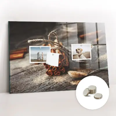 Cinnamon magnetic wall board