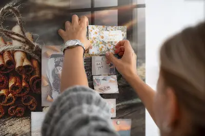 Cinnamon magnetic wall board
