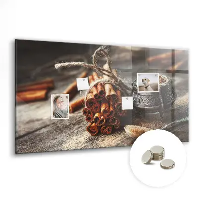 Cinnamon magnetic wall board