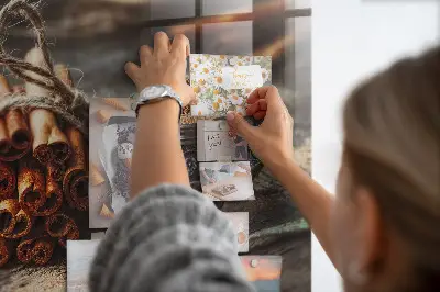 Cinnamon magnetic wall board