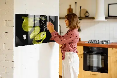Limes magnetic glass dry erase board