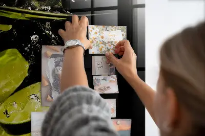 Limes magnetic glass dry erase board