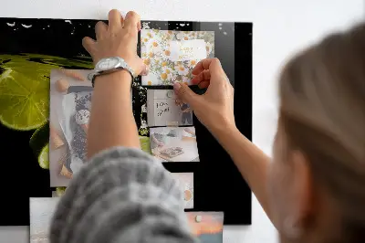 Limes magnetic glass dry erase board